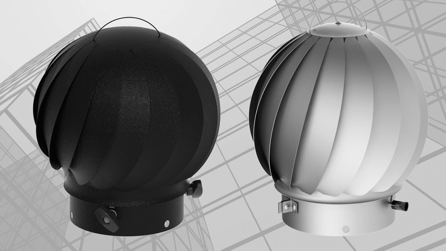 Rotierender Rauchfangaufsatz für mehr Zug, Sicherheit und Design